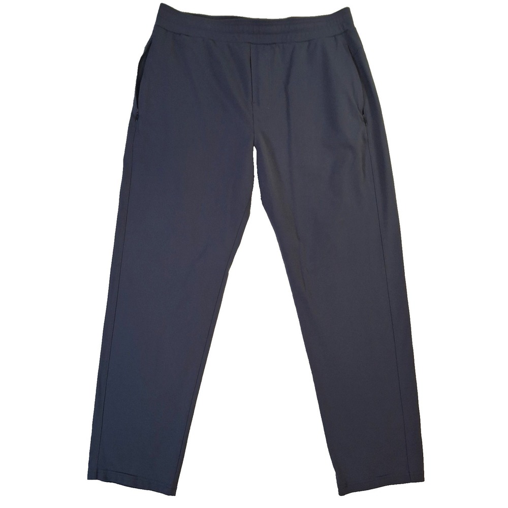 Public Rec Pants Men's 36x30* Gray Performance Stretch Zip Pockets Drawstring
